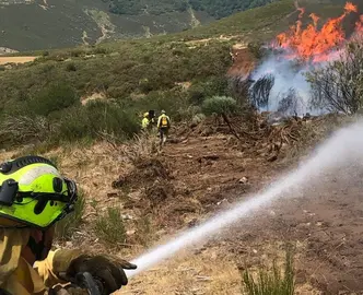 Incendios en San Glorio.