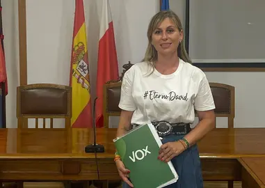 La concejala de Vox en Medio Cudeyo, María Luisa Jorrín.
