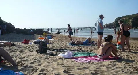 Playa de Galizano, en Ribamontán al Mar. R.A.