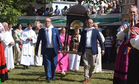 Procesión en el Día Grande de las fiestas.