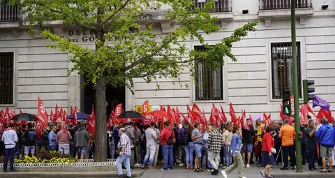Concentración en Santander de los sindicatos.