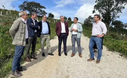 Visita de las autoridades políticas a los trabajos en La Picota.