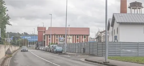 Zona donde se ejecutarán las obras en Torrelavega