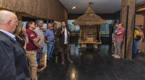 Exposición sobre El Hórreo.