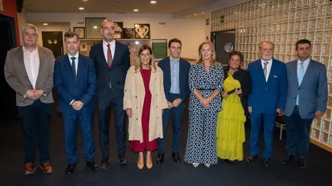 Un momento de la entrega de la 'C'.