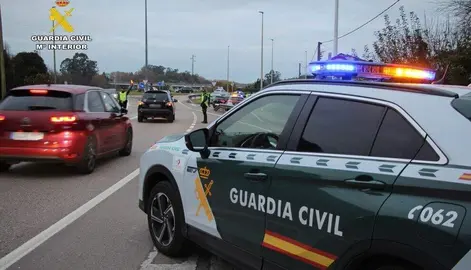 Control de la Guardia Civil.