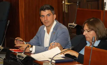 El portavoz del PSOE, Daniel Fernández.