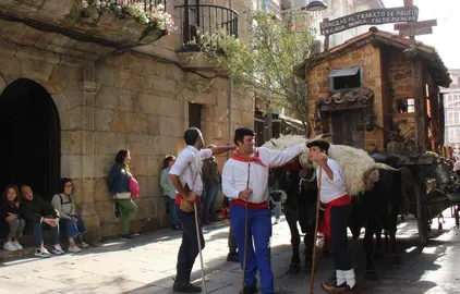 Carreta ganadora del Concurso del Día de Campoo.