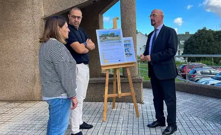Visita al centro de salud de Cazoña.