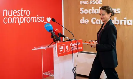 Ainoa Quiñonés en la rueda de prensa.