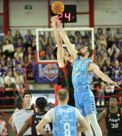 Un instante del partido.