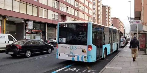 Autobús urbano de Santander. R.A.
