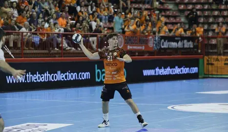 Un instante del partido.