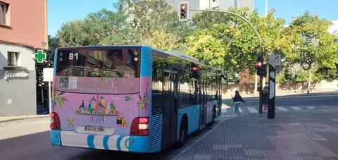 Autobús en Santander. R.A.