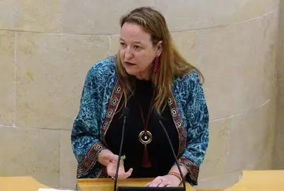 La portavoz de Vox en el Parlamento, Leticia Díaz.