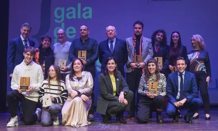 Premiados en la Gala de las Letras de Santander.