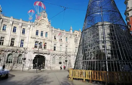 Santander se prepara para la Navidad.