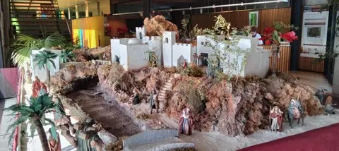 Bel&eacute;n en el Ayuntamiento de Meruelo. R.A.