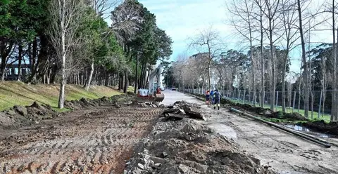 Inicio de las obras en el aparcamiento de Matale&ntilde;as en Santander.