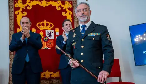 Un momento del acto de la toma de posesi&oacute;n