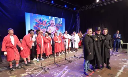 Preg&oacute;n de 'Mamel' del Carnaval de Santo&ntilde;a 2026. R.A.