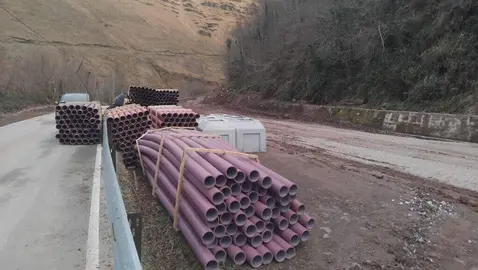 Zona del telef&eacute;rico de Vega de Pas.