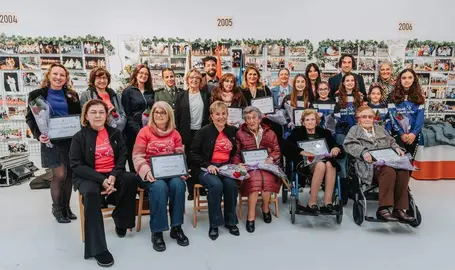 Mujeres homenajeadas en El Astillero.