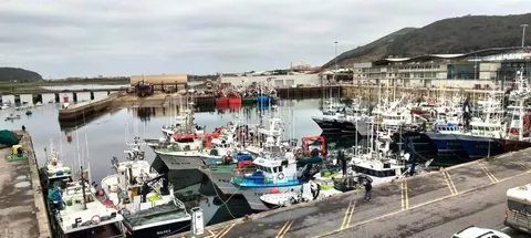 Puerto pesquero de Santo&ntilde;a. R.A.