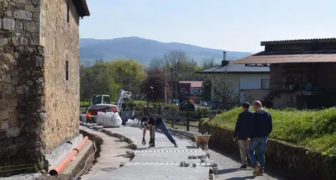 Estado de las obras en el barrio Edesa.