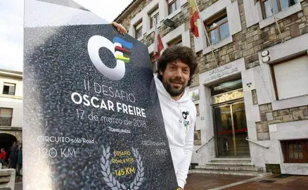 El ciclista &Oacute;scar Freire.
