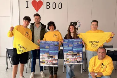 Presentaci&oacute;n de las fiestas de Boo, en Guarnizo.