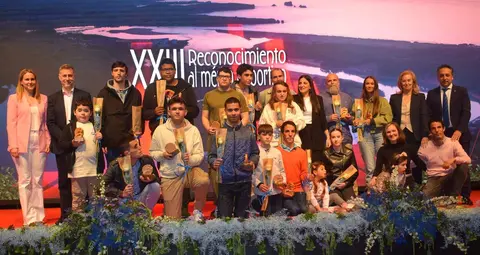 Premiados en la Gala del Deporte de Pi&eacute;lagos.