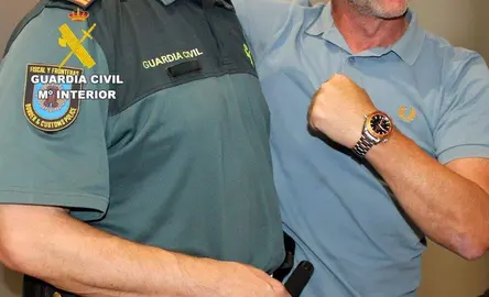Reloj recuperado por la Guardia Civil.