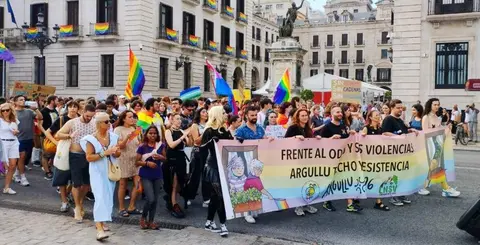 Manifestaci&oacute;n del Argullu en Santander.