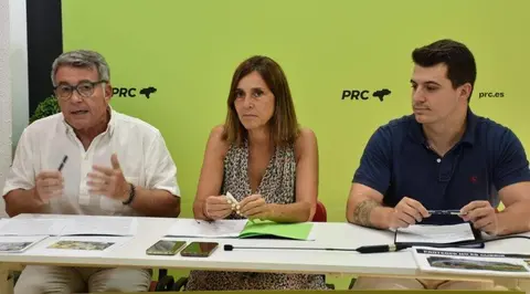 Rueda de prensa de los regionalistas.