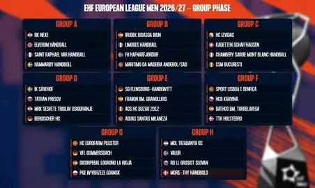 Sorteo con los grupos.