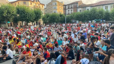 Pantalla  en Santo&ntilde;a.