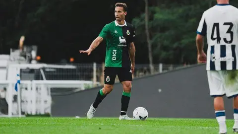 Sergio Canales en el encuentro en Zubieta.