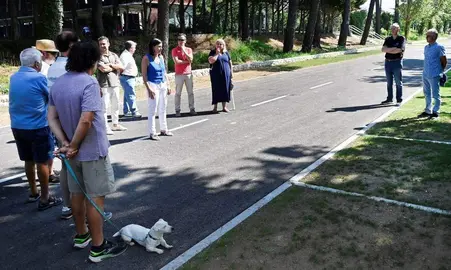 Apertura del aparcamiento en Matale&ntilde;as.