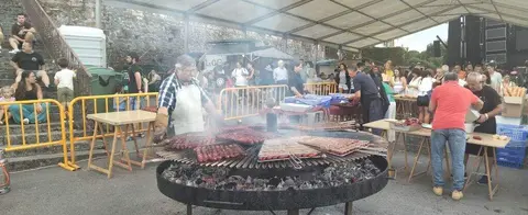 Chorizos en las parrillas. R.A.
