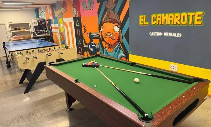 Interior del Centro Juvenil El Camarote.