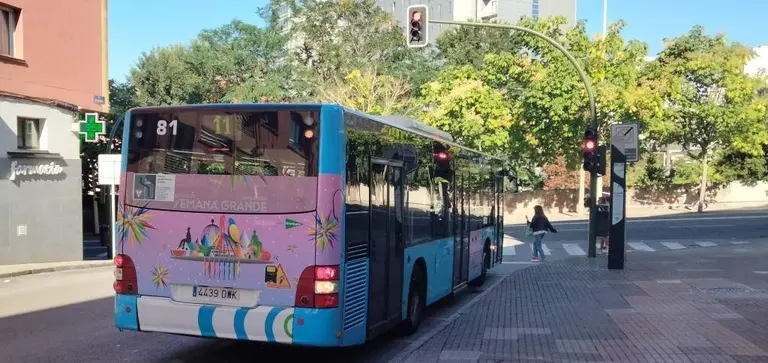 Autobús en Santander. R.A.