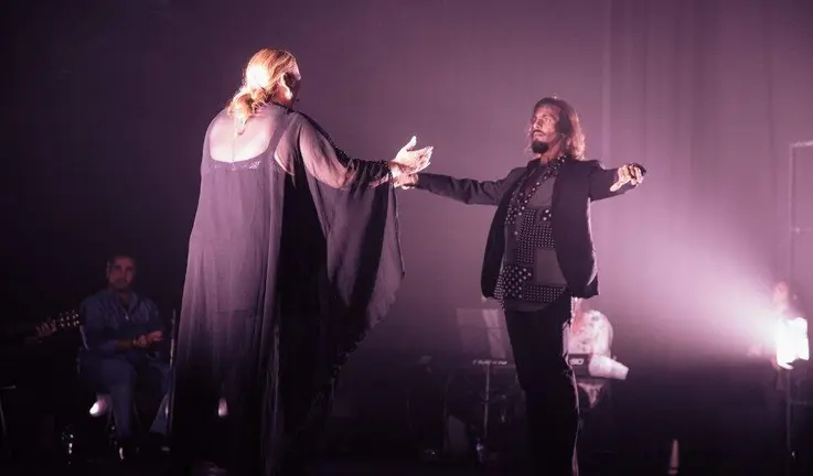 Farruquito sobre el escenario.