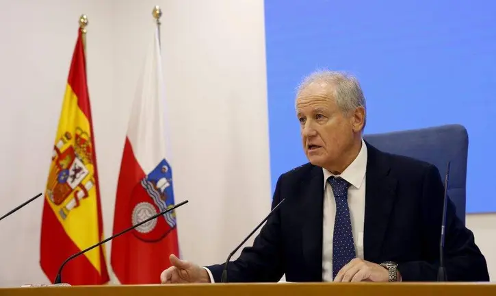 El consejero de Industria, Eduardo Arasti (PP).