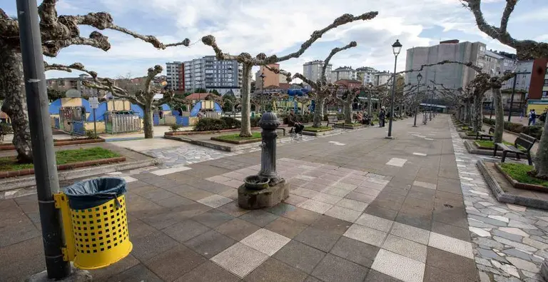 Estado actual del Parque de Maliaño.