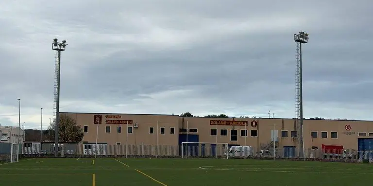 Campo de fútbol Andrés Lococo en Santoña.