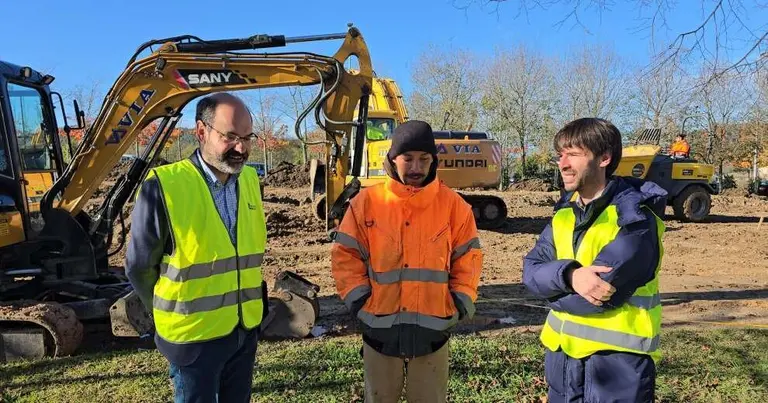 Inicio de las obras del skatepark en Torrelavega.
