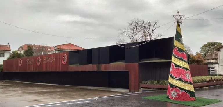 Decoración navideña en Meruelo. R.A.