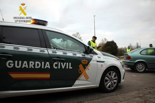 Actuación de la Guardia Civil.
