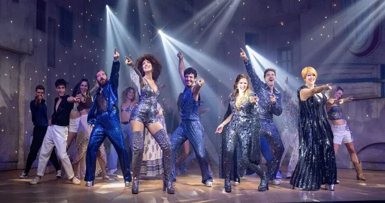 Un momento de 'Mamma m&iacute;a'.